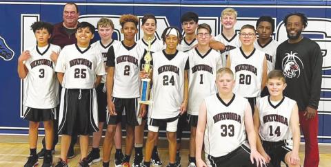 Watonga Middle School Takes 3rd at Tourney