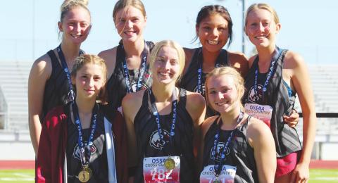 Lady Eagles 3rd at State Cross Country Meet