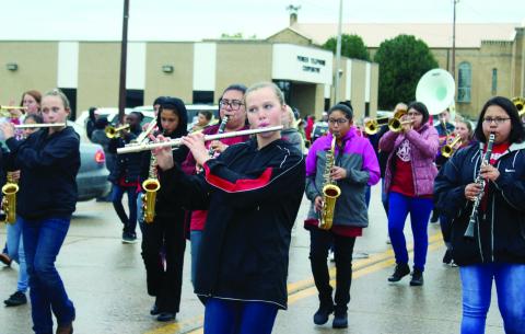 It was a wet Cheese Festival in 2018 as shown in this file photo. But spirits were undampened and the same spirit is expected this year, even with the festival being streamlnied into a single day of fun, food, parades and shopping.