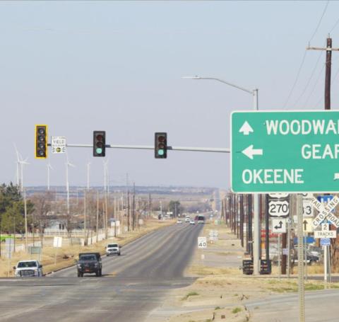 New Stoplight in Watonga
