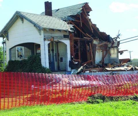 The house across Third Street from the Watonga Christian Church is being torn down to make way for a second Zona Verde home constructed for the City of Watonga. The one bedroom, one bath home will have about 750 square feet and is expected to cost about $105,000.