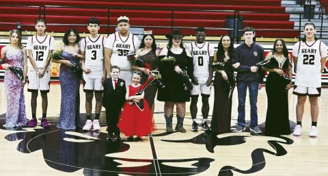 Basketball Homecoming Court