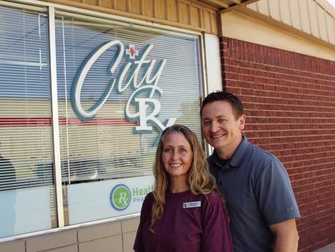 RexAnn and Zac Brack are purchasing both City Pharmacy and Swann Pharmacy and will run the businesses from a single location
