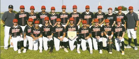 ABOVE Calumet baseball defeated 2A Dale 11-4 to win their third straight Leedey Invitational Championship