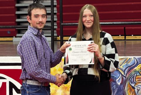 Burns Named Winner of OHCE Scholarship