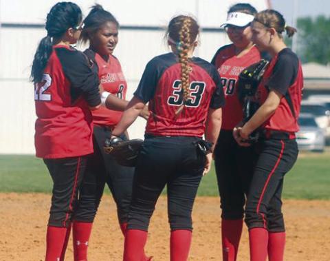 Lady Bison Take on Watonga