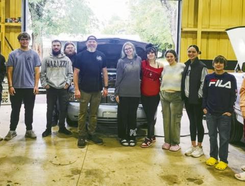 On May 7, Estep Mechanics hosted the life skills class from Calumet High School for a visit to the shop for a lesson on basic car maintenance. Community support makes these programs successful.