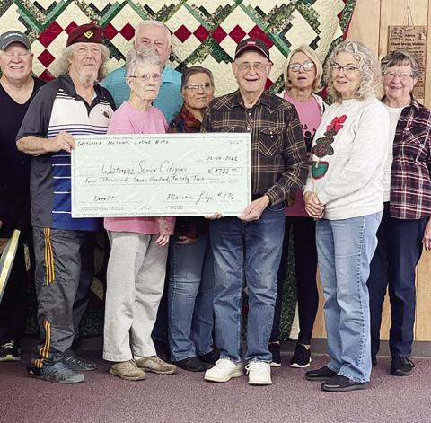 Masons Support Senior Center