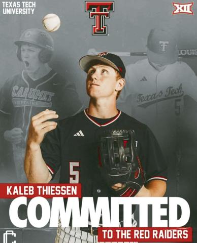 (TOP LEFT) Kaleb Thiessen has signed to play college baseball and pursue his education at Texas Tech University at Lubbock. Meanwhile, (TOP RIGHT) Lexi First is the strikeout queen with more than 100