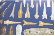 Similar items will be on display at the Stone Age Fair Oct. 4