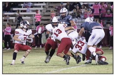 Caymon Wieczorrek making a tackle