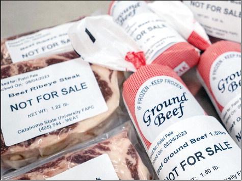 Consumers who purchase beef directly from ranchers can custom order their cuts of meat at the processing plant to fill home freezers with product not intended for individual sale. (Photo by Mitchell Alcala, OSU Agriculture)