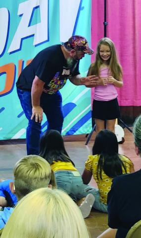 Keith Coast at Library Summer Program
