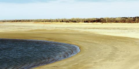 This file photo shows drought conditions at Canton Lake in 2013. The lake and the ongoing drought issues are bound to be part of the discussion of the Oklahoma Statewide Water Plan. Those plans are set to be examined at a series of public meetings around the state through the fall. Photo from the USGS