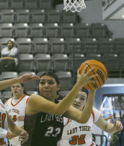 Girls Play Tough at Okeene Tourney