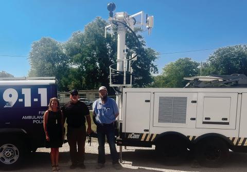 Devon Donates Trailer to Blaine County Emergency Management