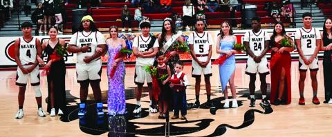 Basketball Homecoming Court