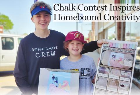 Chalk Contest Inspires Homebound Creativity