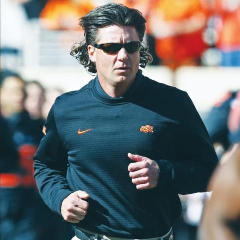 Oklahoma State University Cowboys’ football head coach Mike Gundy back in November 2019. Sue Ogrocki AP Photo