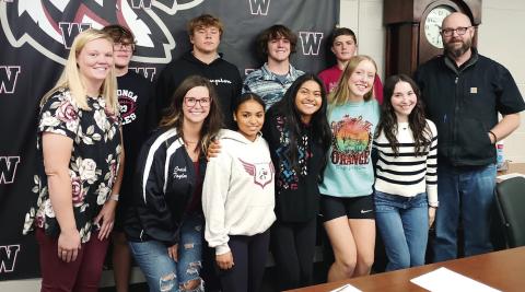 Board Honors State Competitors