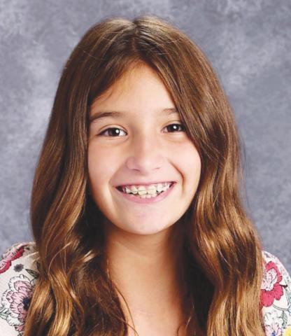 Gabriella Brushwood Outstanding Student of the month