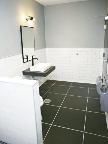 (ABOVE) The restrooms in the Foley Building at the Blaine County Fairgrounds will recieve a much needed remodel soon.