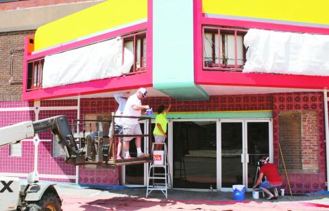 The Watonga Community Theatre asked for and recieved approval to begin work on a facade upgrade. The grup is not asking the city for any funding, only permission to have the work done at its own expense.