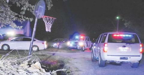 Watonga Police served a warrant in the early morning hours on this home on West First. No arrests were made that day, but a suspect was arrested a few days later. Shawn Kays Watonga Republican