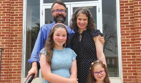 Erik Tryggestad and his family