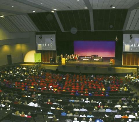Calumet School District is seeking a bond issue to construct a performing arts and event center at the school. It may resemble this one in Yukon.