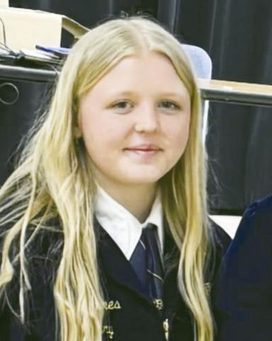 Harper Jones FFA Reporter