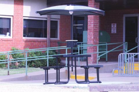 Library Now Offers Solar Umbrella